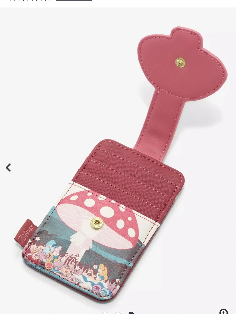 Loungefly Disney Alice in Wonderland Mushroom Tea Party Mini Backpack & Wallet